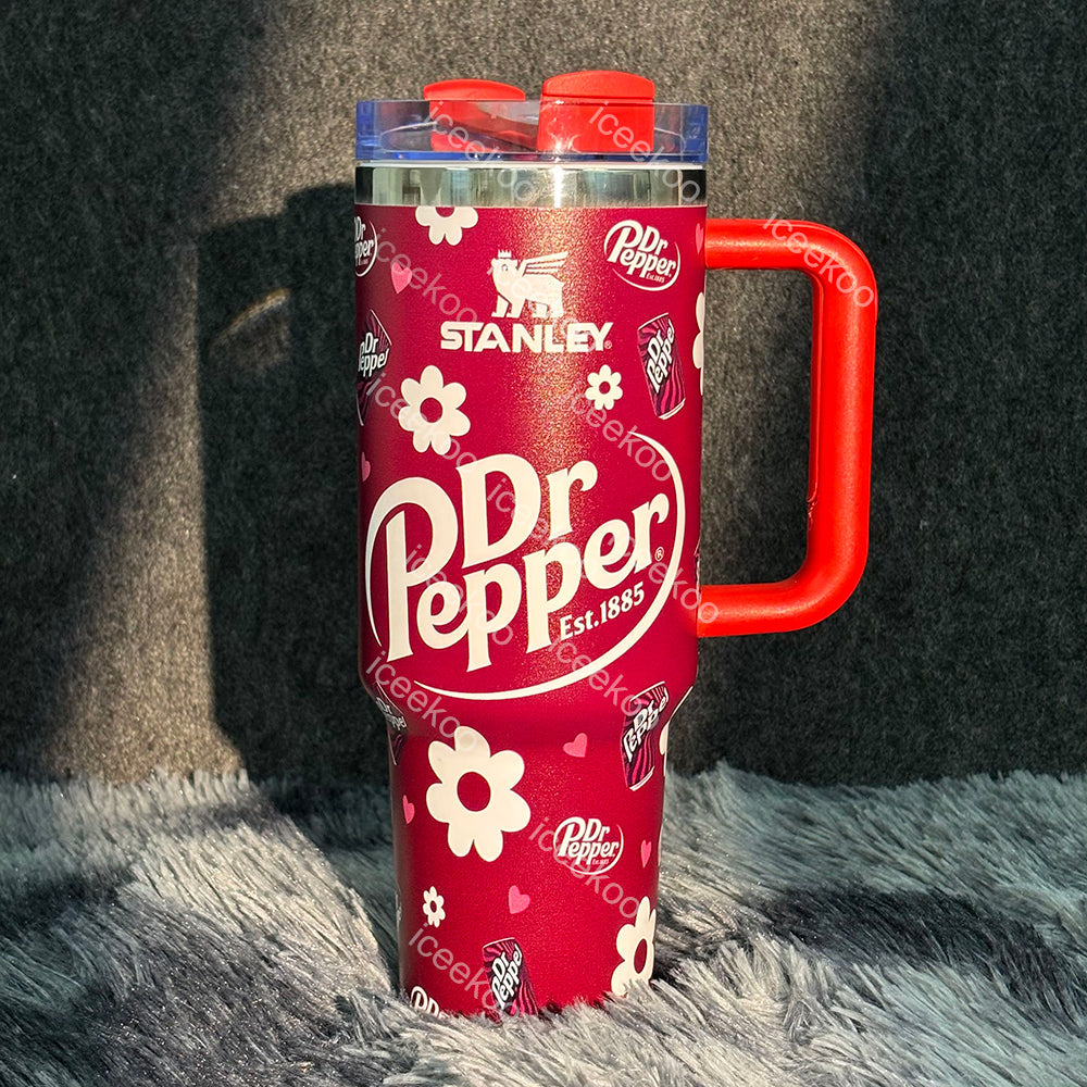 Dr Flower Print 40oz Tumbler 🚢Free Shipping🚢