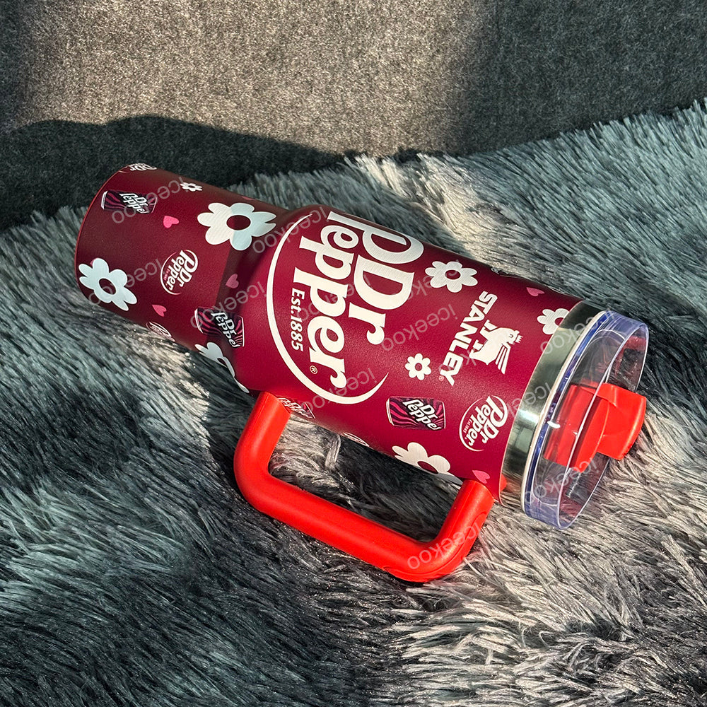 Dr Flower Print 40oz Tumbler 🚢Free Shipping🚢