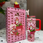 🔥Strawberry Shortcake Insulated 40 0z Tumbler