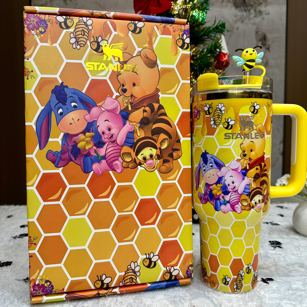 🔥40oz Winnie The Pooh Tumbler Gift Box 🚢Free Shipping🚢