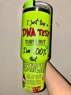 🔥Grinch  Insulated Tumbler 40OZ ✈️Free Shippment