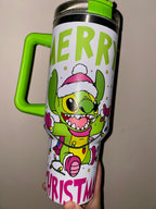 🔥Stitch Christmas Insulated Tumbler 40OZ ✈️Free Shippment