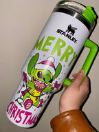🔥Stitch Christmas Insulated Tumbler 40OZ ✈️Free Shippment