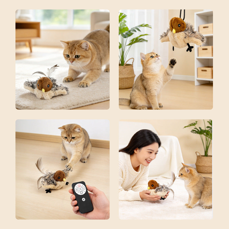 WildWhisker™ Flying Bird Toy